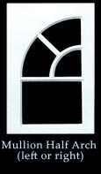 MDF Mullion Cabinet Door half arch