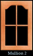 Wood Mullion Door Sample