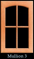 Wood Mullion Door Sample